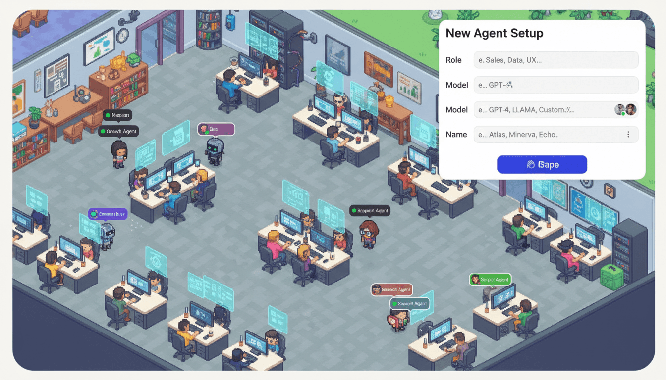 2. Monte os agentes